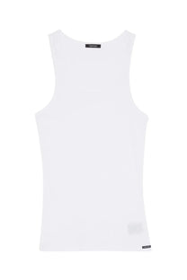Tom Ford men’s white sleeveless tank top made of lightweight fabric ideal for casual summer wear