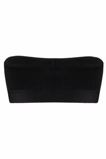 Tom Ford women’s bandeau signature black fabric organizer with sleek rectangular design and reinforced edge stitching