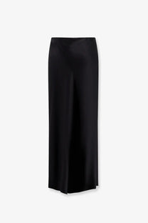 Tom Ford Women's Silk Midi Skirt Black