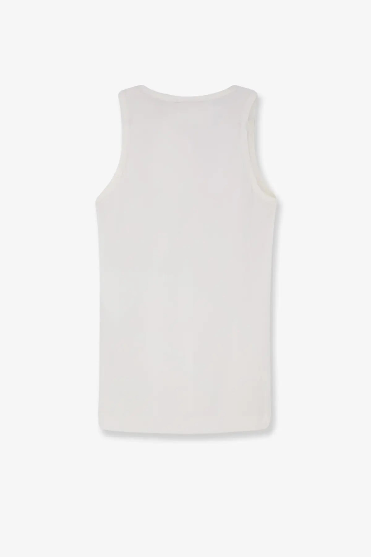 Tonywack men’s lyocell blend white sleeveless tank top with a simple minimalist design