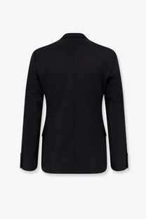 Tonywack men’s tailored wool blend blazer black with a sleek structured silhouette and subtle seam detailing