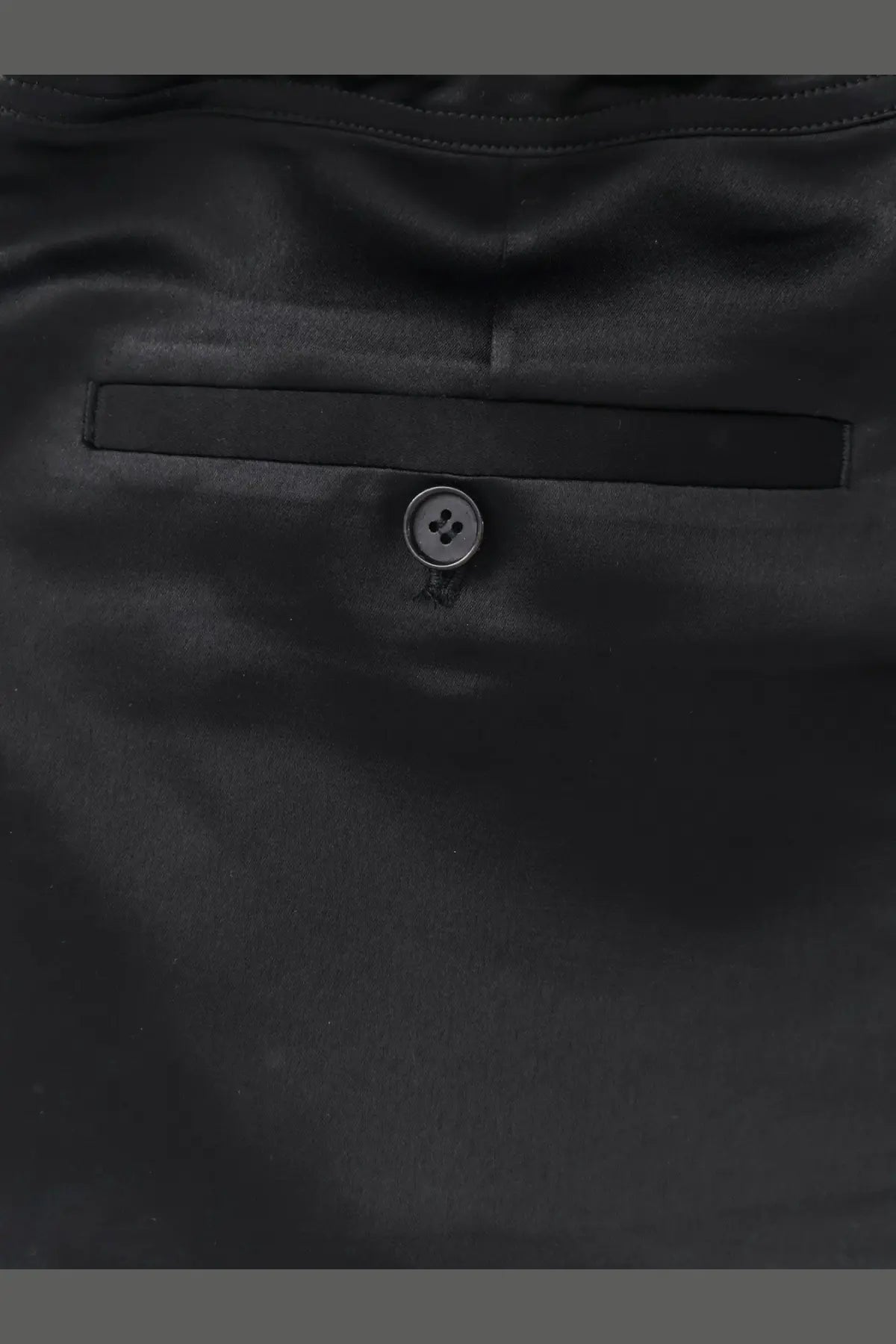 Tonywack women’s satin trousers black with sleek smooth texture and subtle sheen in luxurious satin fabric