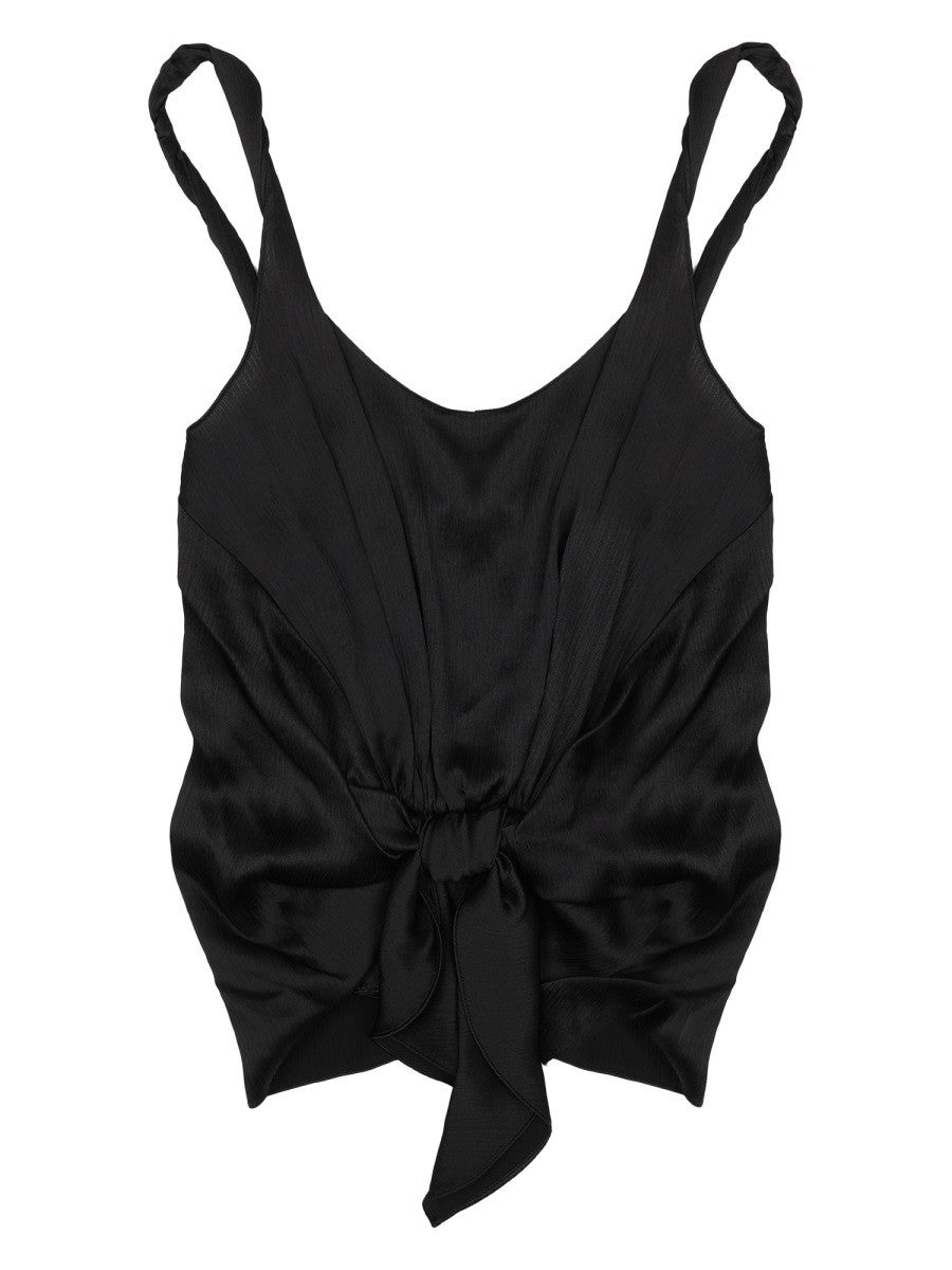 JW Anderson Women's Top Annodato Cami Black