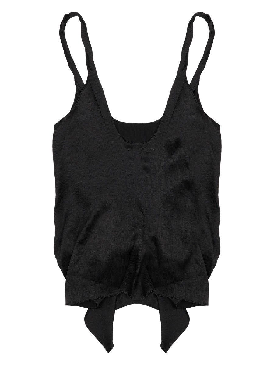 JW Anderson Women's Top Annodato Cami Black