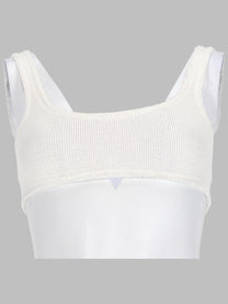 Mc2 Saint Barth Women's Top Bikini Crinckle Naima White