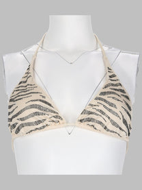 Mc2 Saint Barth Women's Top Bikini Guiana Beige