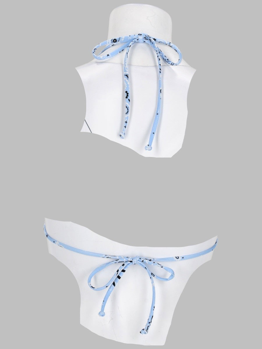 Mc2 Saint Barth Women's Top Bikini Leah Blue