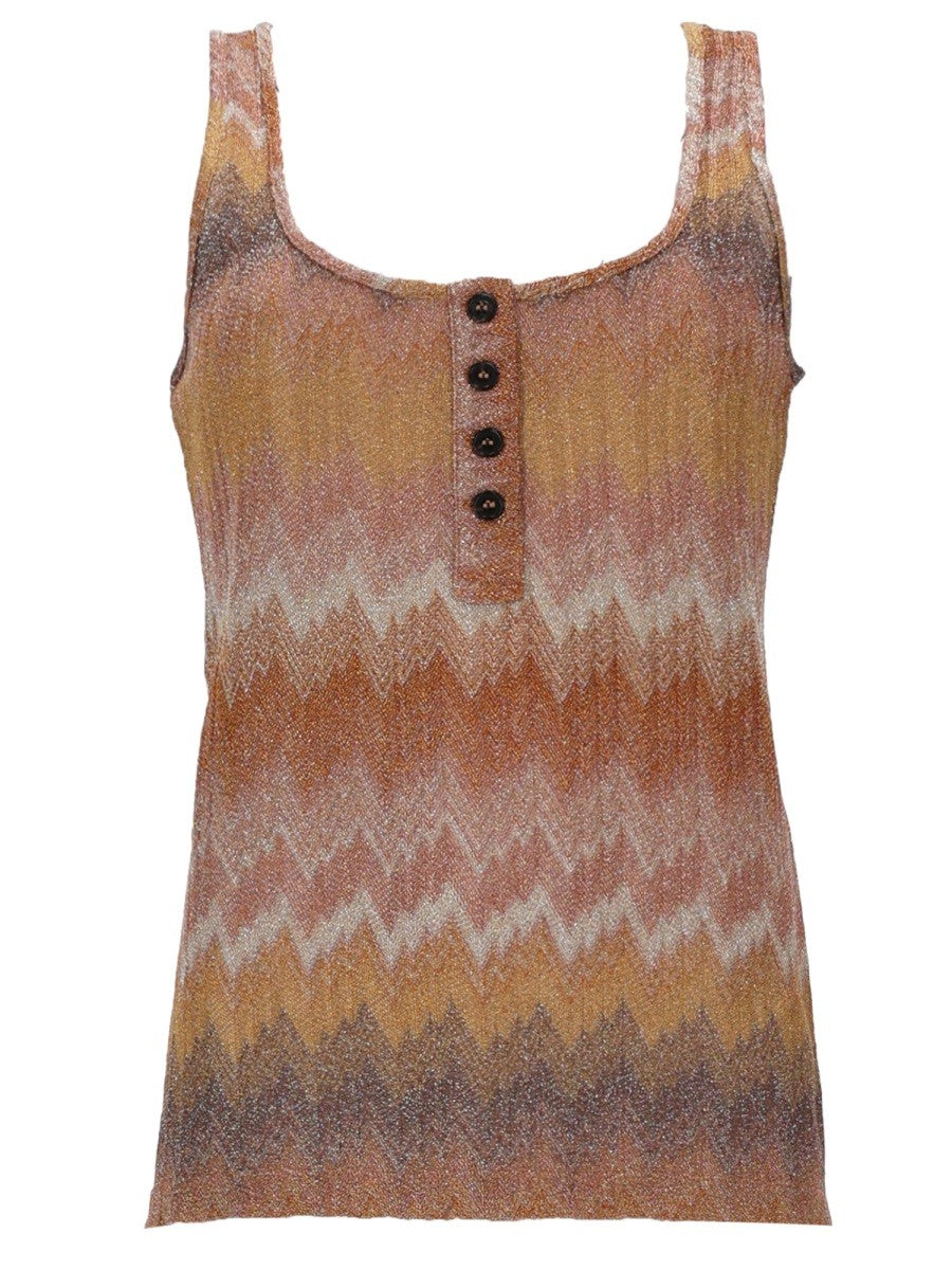 Missoni Women's Top Con Motivo Snake Multicolor