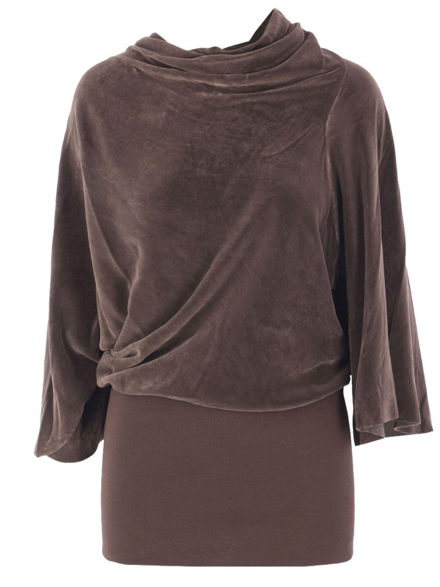Rick Owens Women's Top Cylinder Brown