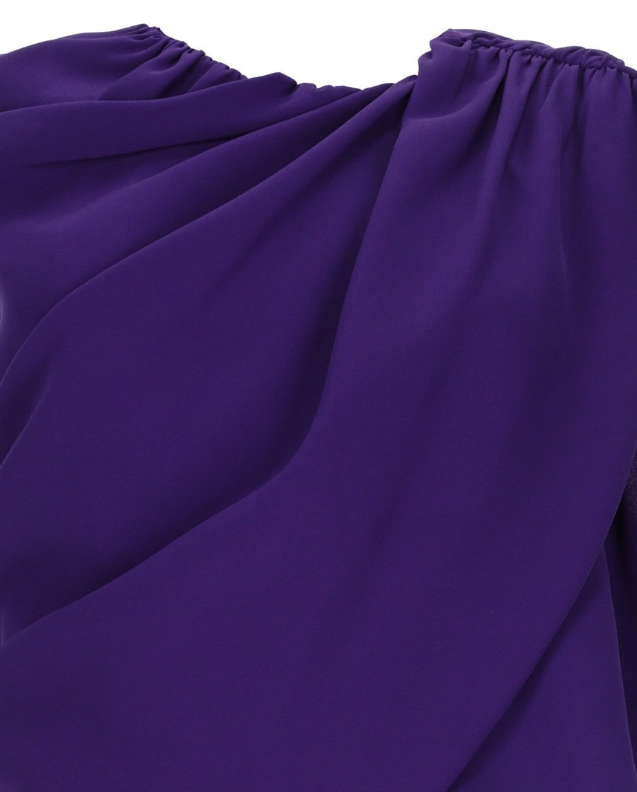 Balenciaga Women's Top Mantella in Seta Purple