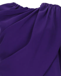 Balenciaga Women's Top Mantella in Seta Purple