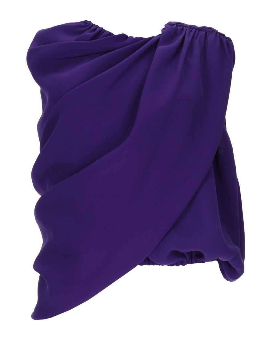Balenciaga Women's Top Mantella in Seta Purple