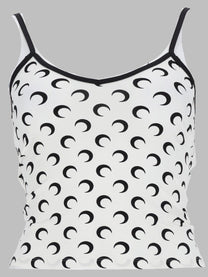 Marine Serre Women's Top Moon in Jersey White