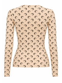 Marine Serre Women's Top Moon Beige