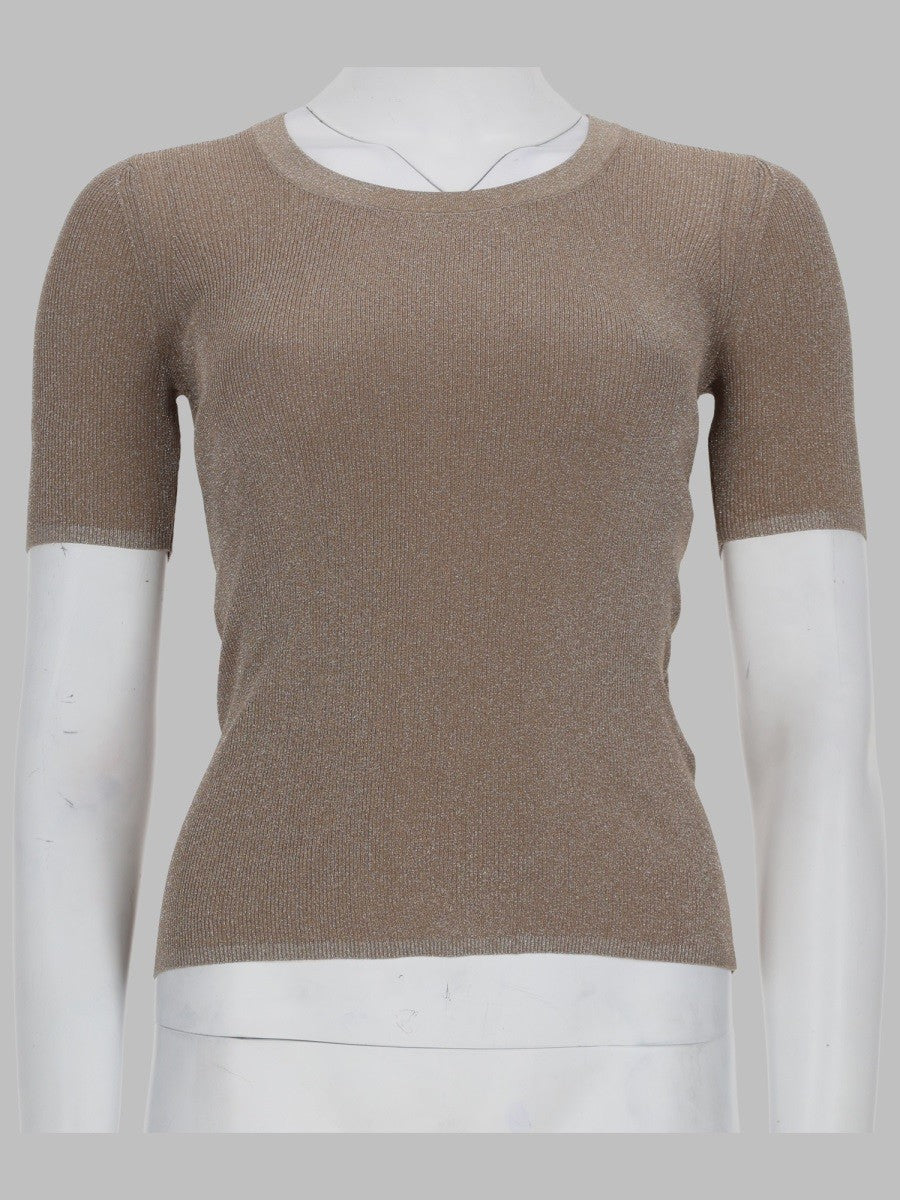 Max Mara Studio Women's Top Sequoia Beige