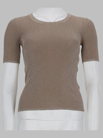 Max Mara Studio Women's Top Sequoia Beige