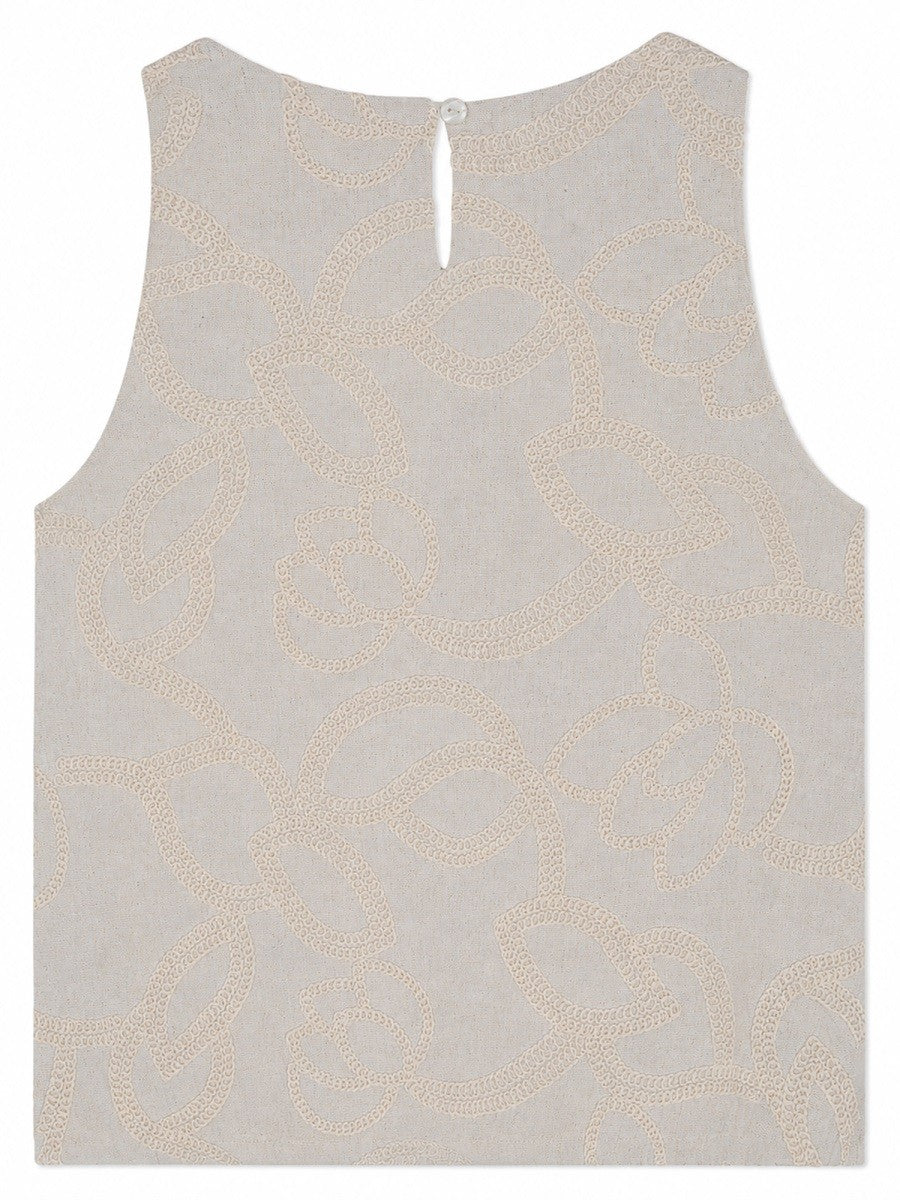 Oscar The Collection Women's Top Tita Beige