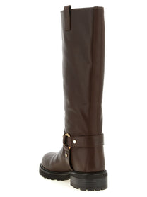 TWINSET Torchon Ring Boots Brown