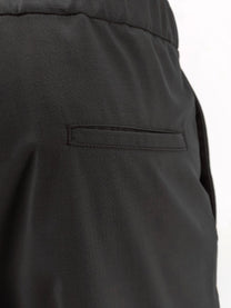 Hevò Men's Torre Chianca Wool Blend Trousers Black