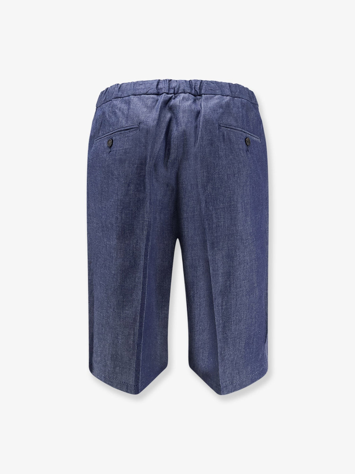 Hevò Men's Torre Lapillo Cotton Shorts Blue