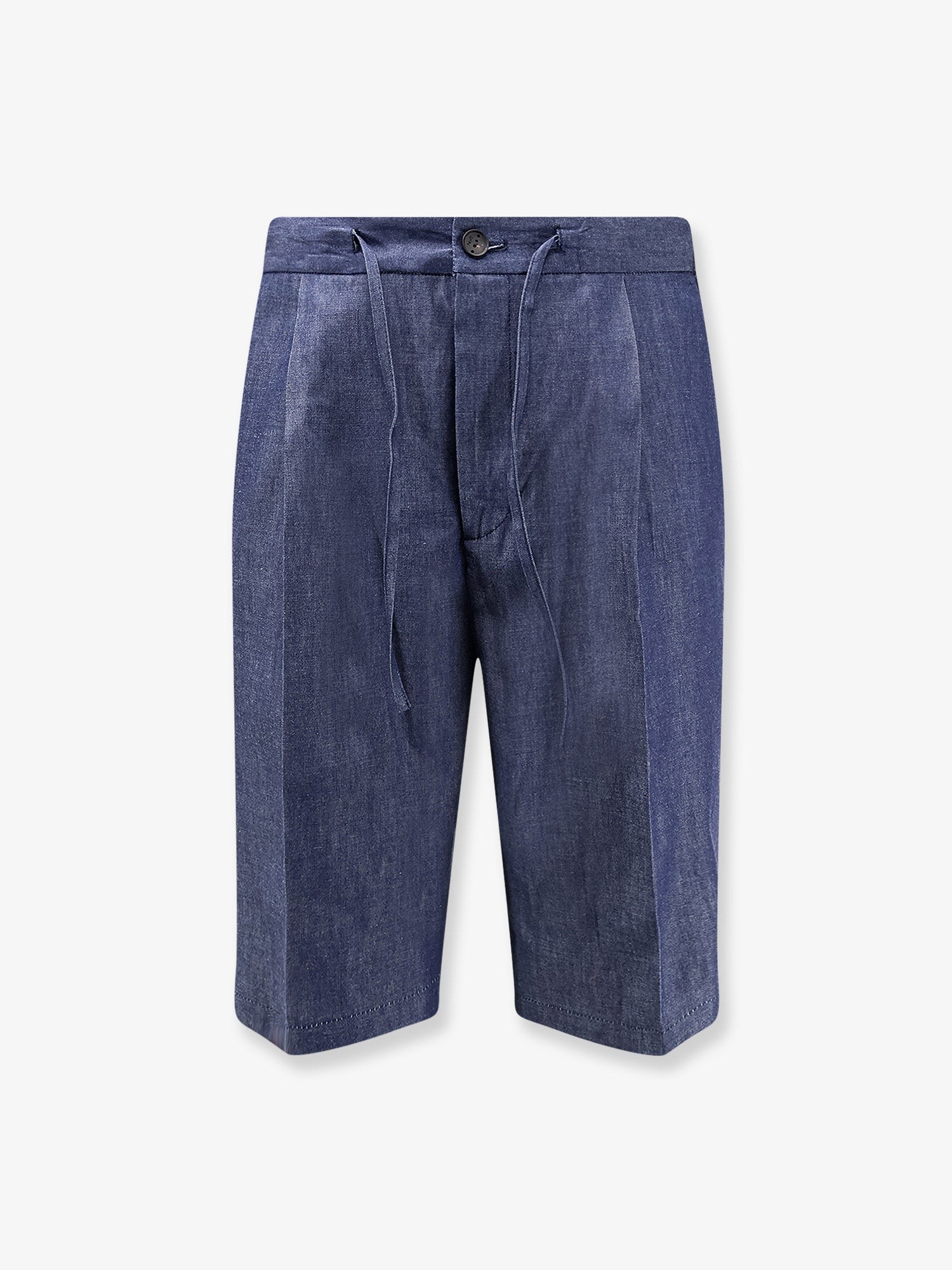 Hevò Men's Torre Lapillo Cotton Shorts Blue