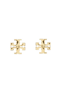 Gold-tone tory burch logo stud earrings in gold from the womens orecchini kira collection