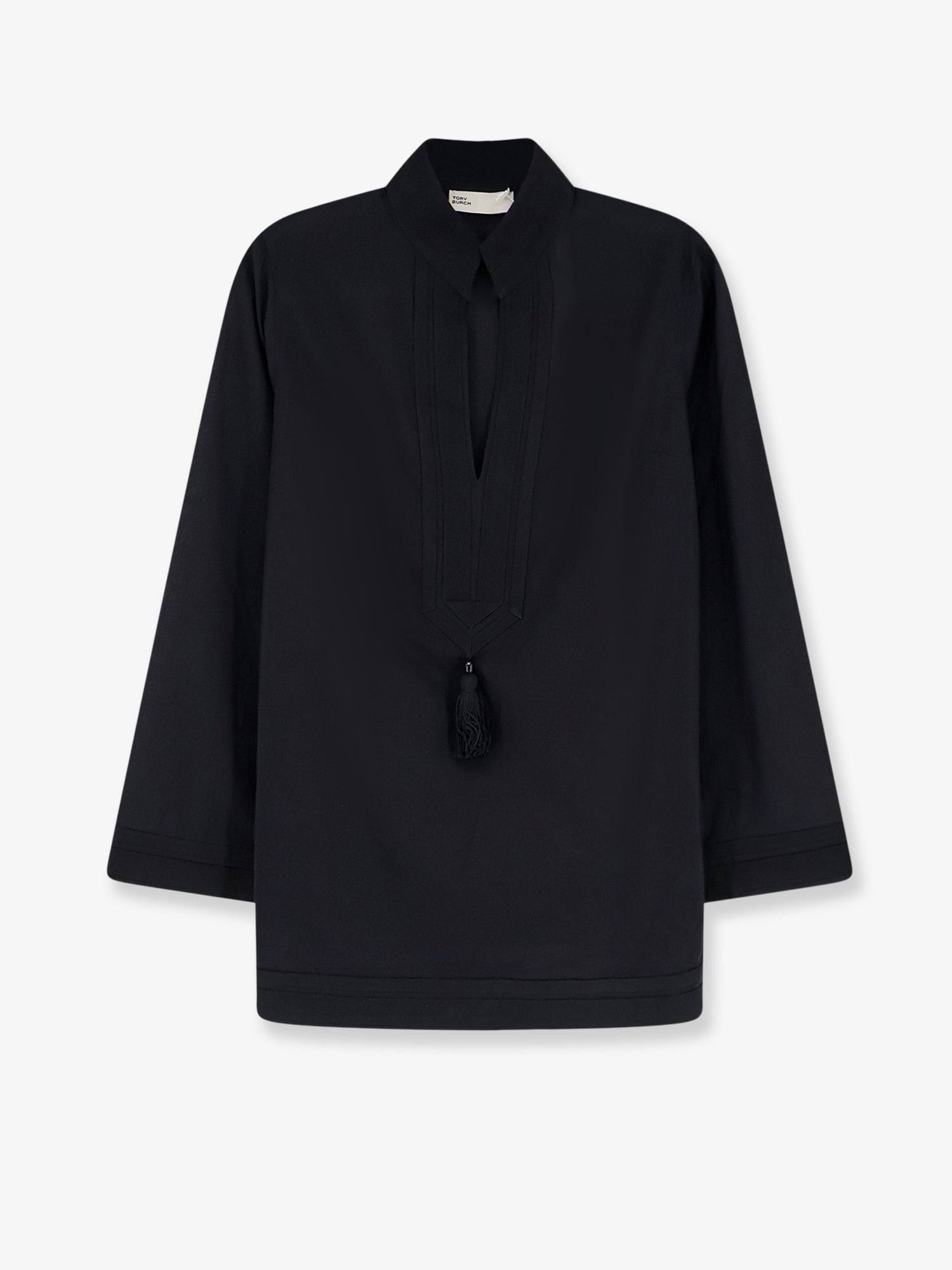 Tory Burch Women's Tory Tunic Cotton Shirt Black