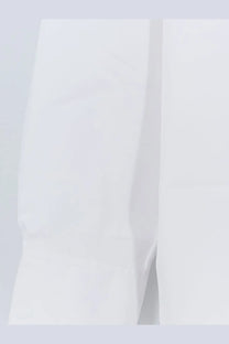 White toteme women’s cotton shirt sleeve with subtle texture and clean seam detail