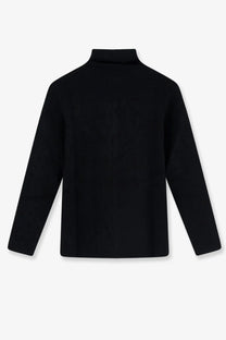Toteme women’s black viscose blend cardigan with long sleeves and smooth solid fabric finish