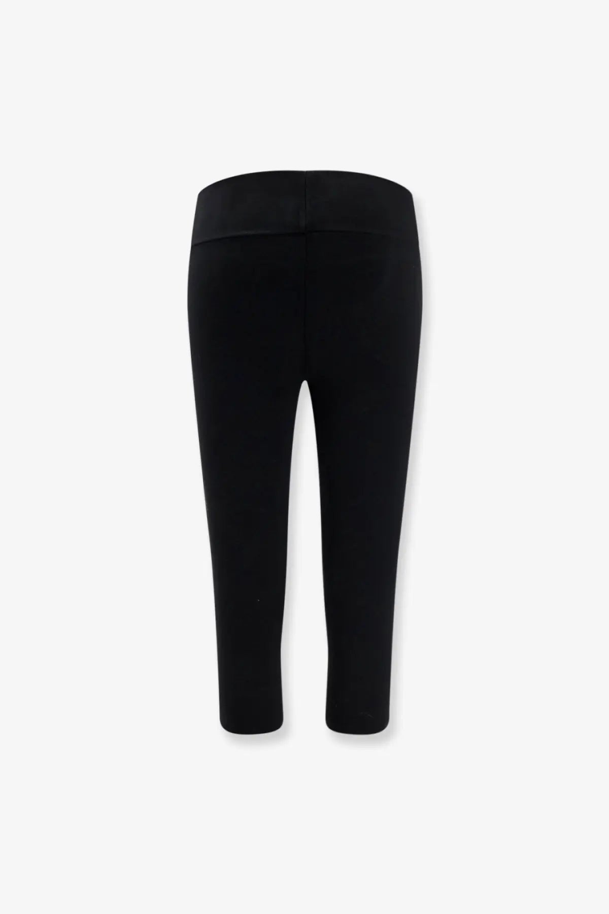 Toteme women’s black high-waisted capri leggings made from smooth stretchy viscose blend fabric