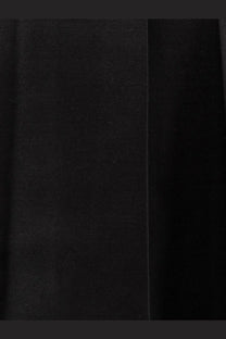 Black textured wool and silk fabric with subtle vertical seam lines from toteme women’s midi dress