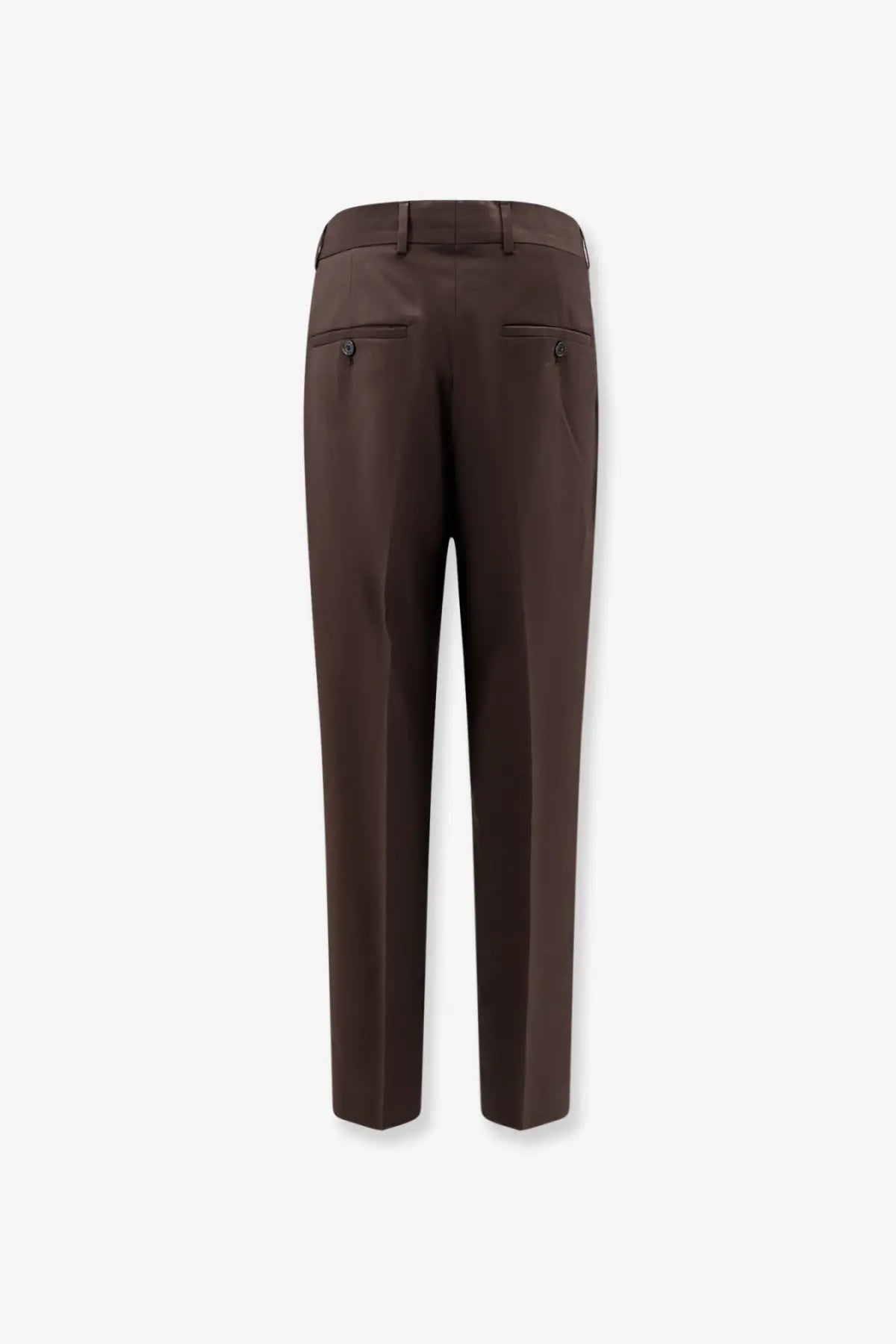 Toteme women’s grey wool trousers with a sleek straight-leg cut and subtle stitching details