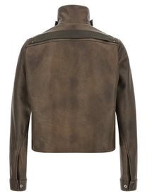 Rick Owens Tower Alice Jacket Brown, view 2