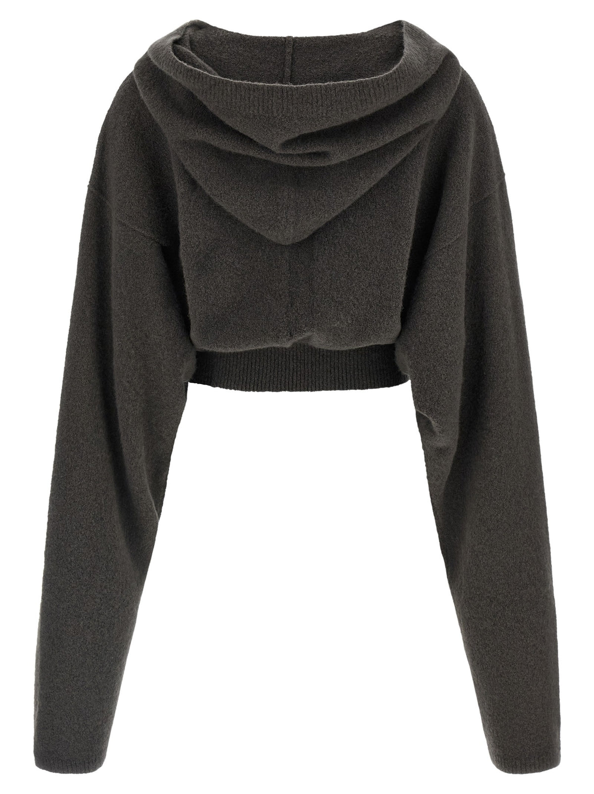 Rick Owens Tower Pull Hoodie Grey, view 2
