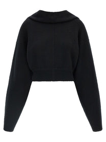 Rick Owens Tower Pull Hoodie Black