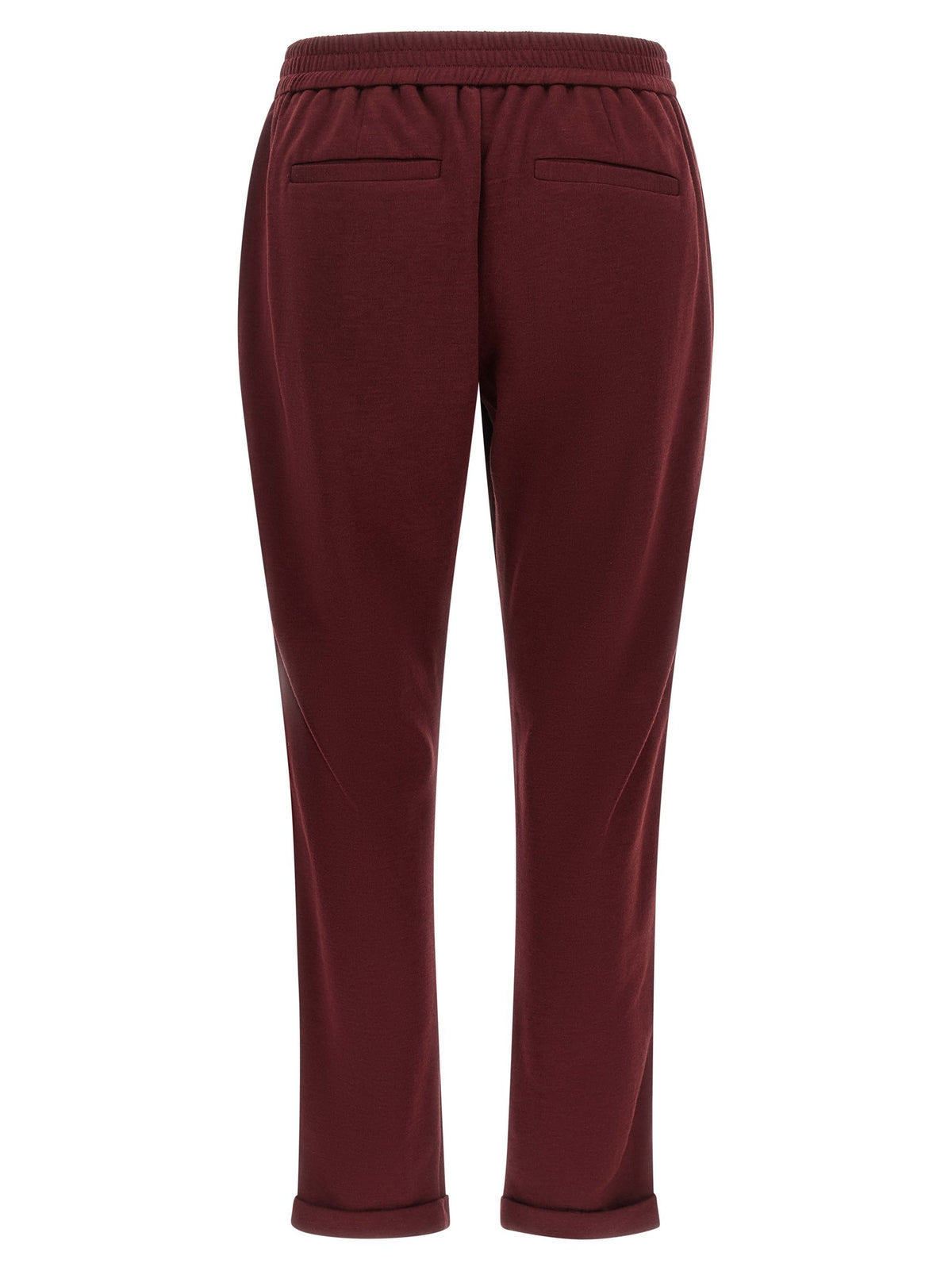 Brunello Cucinelli Track Joggers Red, view 2