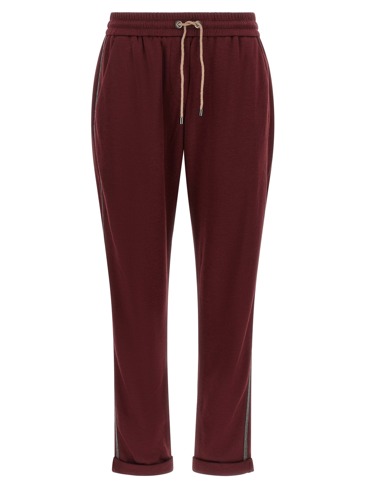 Brunello Cucinelli Track Joggers Red