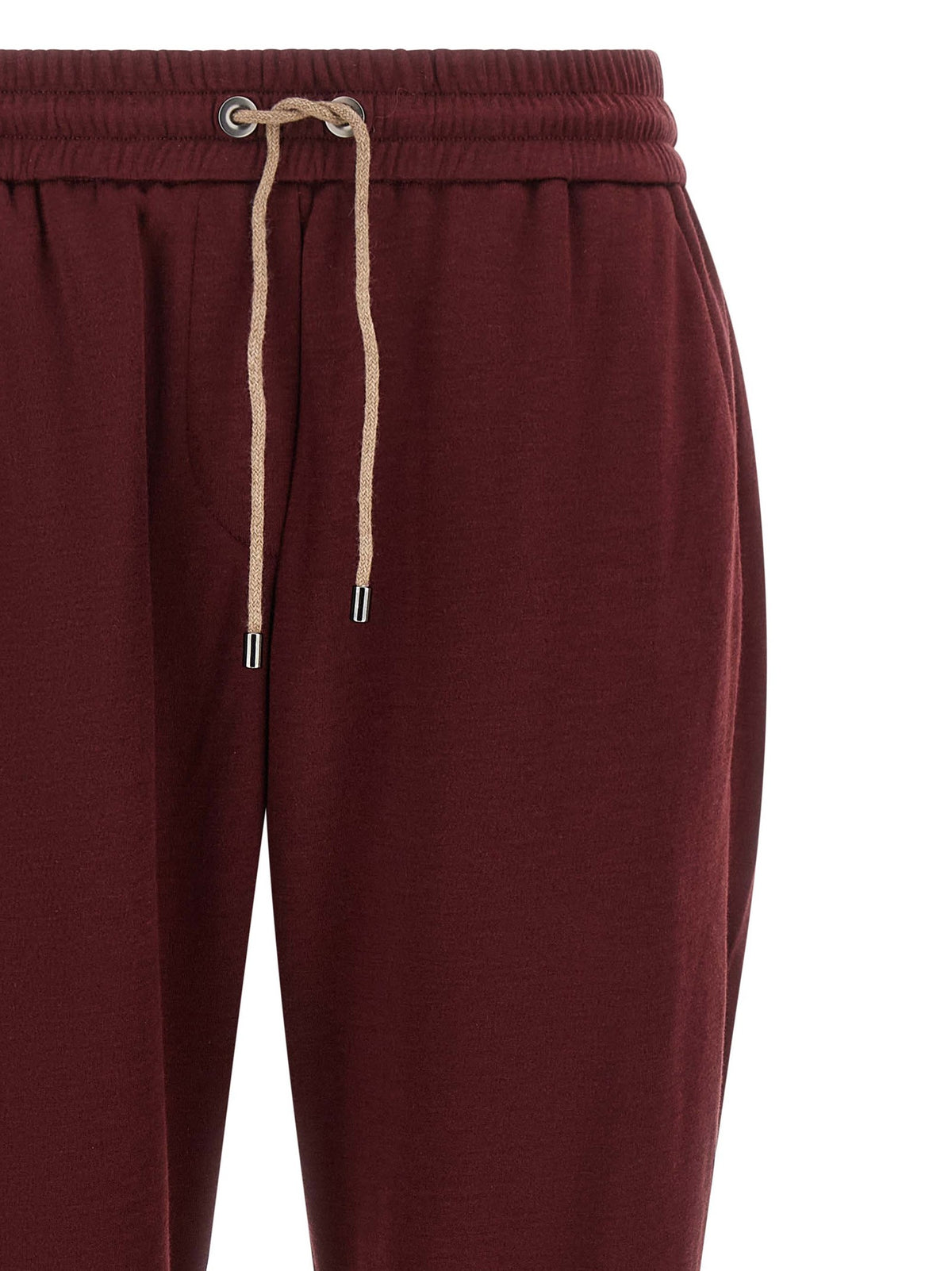 Brunello Cucinelli Track Joggers Red, view 3
