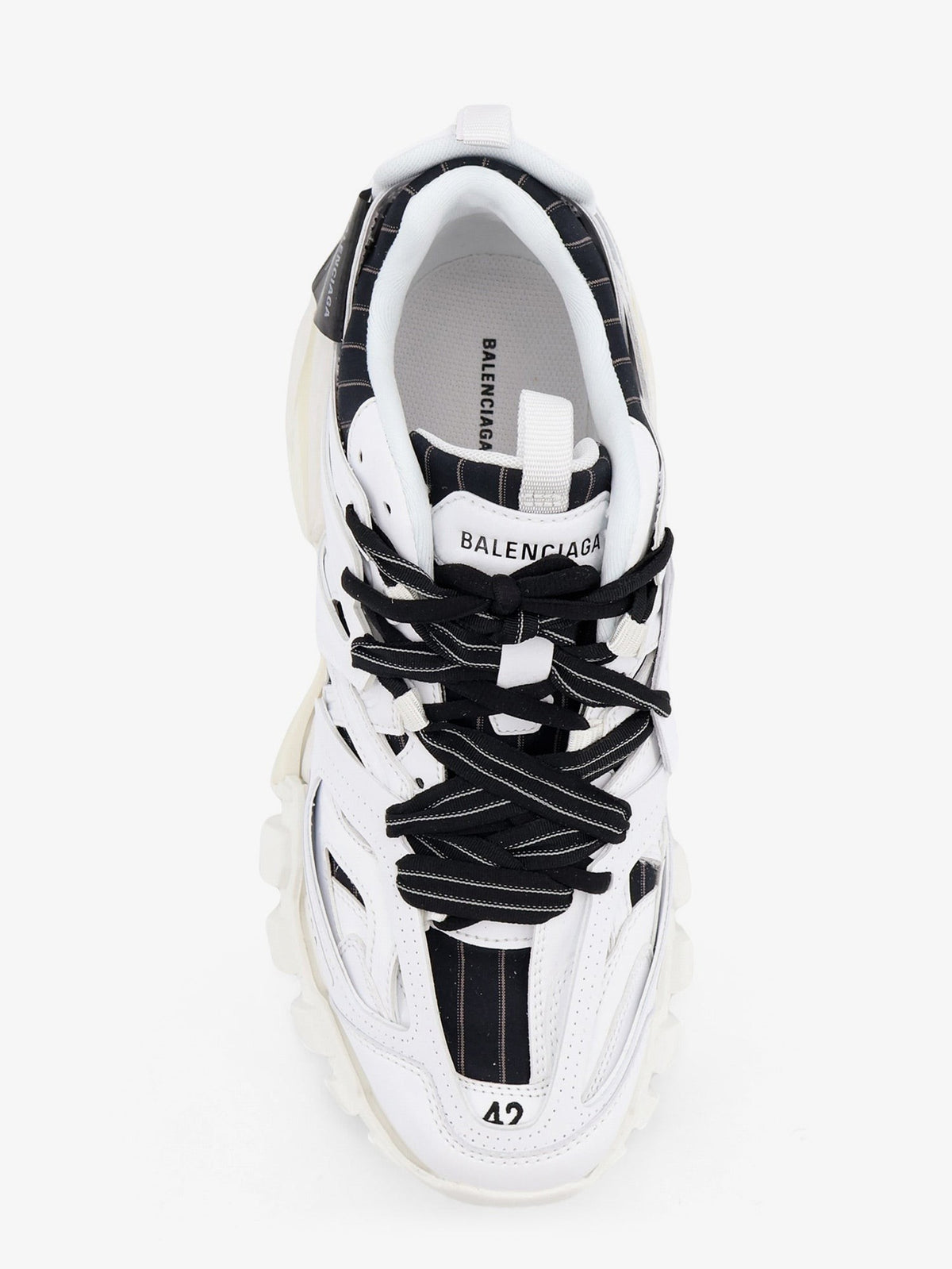 Balenciaga Men's Track Shirt Polyurethane Sneakers Black