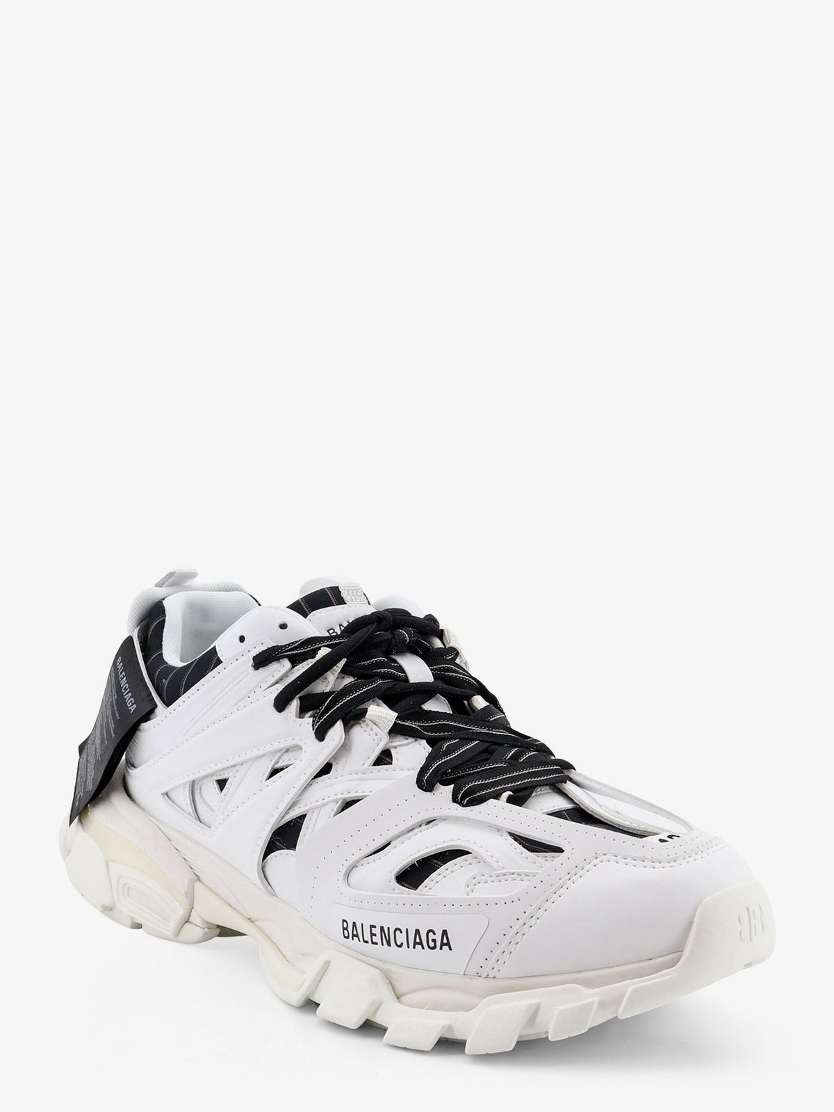 Balenciaga Men's Track Shirt Polyurethane Sneakers Black