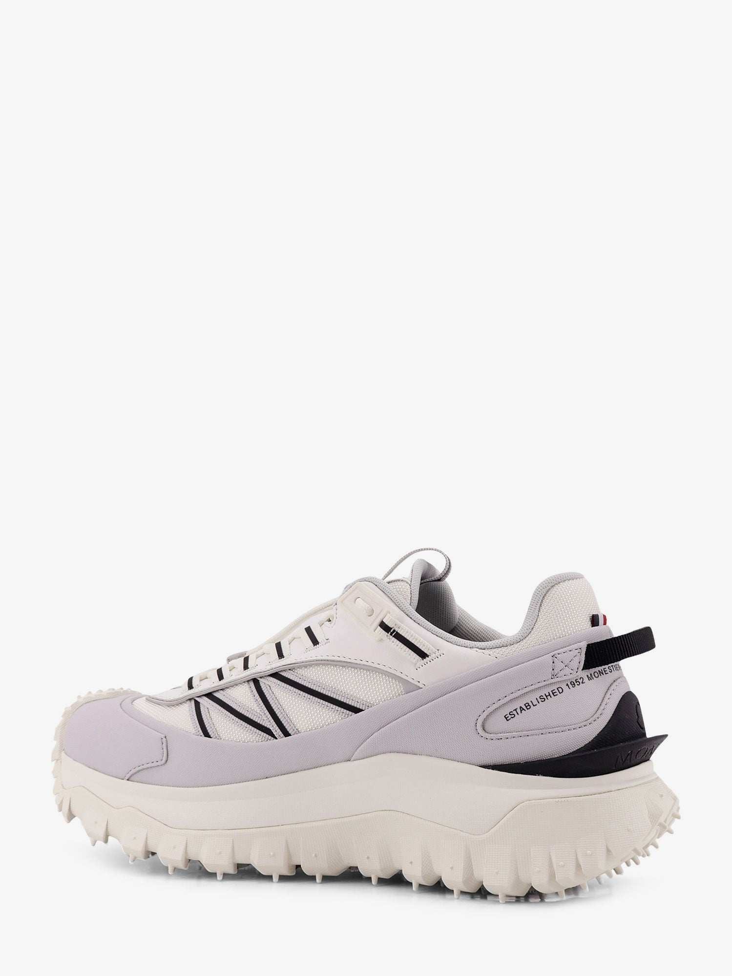 Moncler Men's Trailgrip Gtx Leather and Ripstop Sneakers White