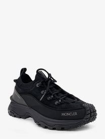 Moncler Women's Trailgrip Lite3 Nubuck and Suede Sneakers Beige, view 2