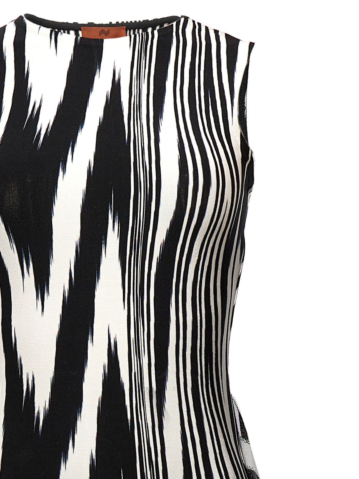 Missoni Tray Patterned Bodysuit White