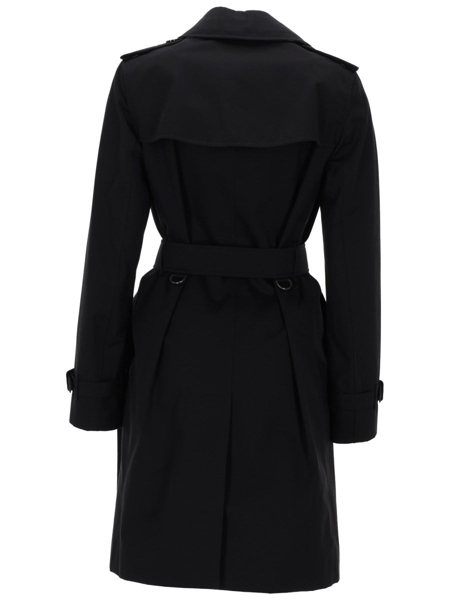 Burberry Women's Trench Doppiopetto Kensington Black