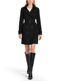 Burberry Women's Trench Doppiopetto Kensington Black