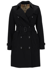Burberry Women's Trench Doppiopetto Kensington Black
