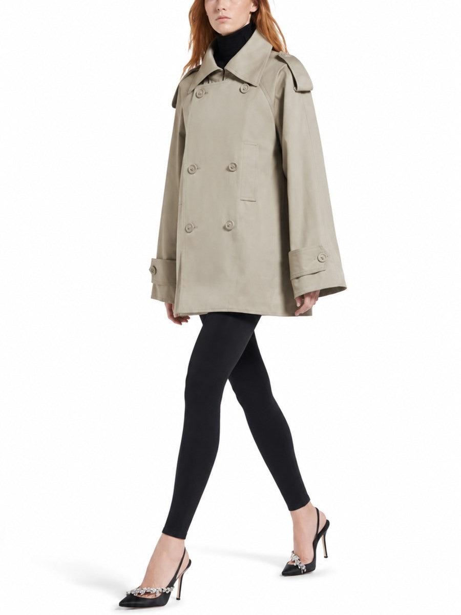 Balenciaga Women's Trench Doppiopetto Beige