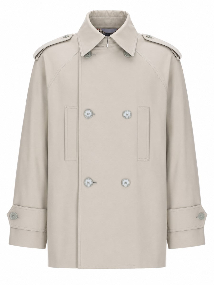Balenciaga Women's Trench Doppiopetto Beige