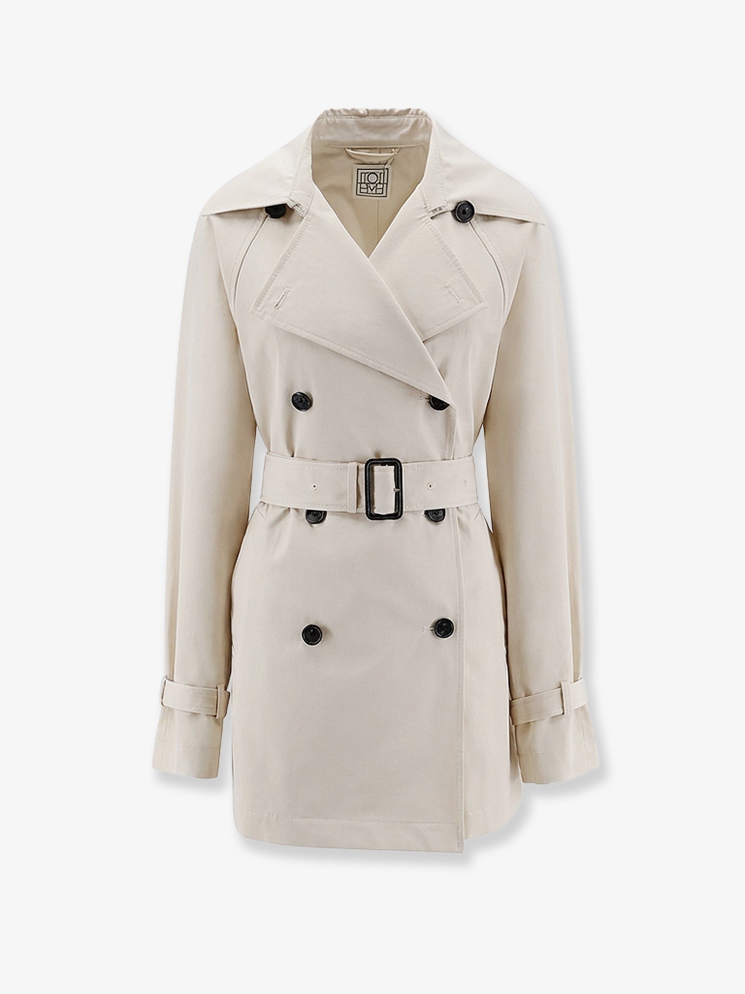 Toteme Women's Washed Cotton Stone Trench Coat Beige