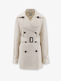 Toteme Women's Washed Cotton Stone Trench Coat Beige